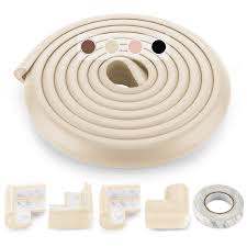 378.86 kb, 687 x 1031. Beige White 4 Child Proof Corner Protectors Table Edge Protectors For Baby Baby Proofing Coffee Table Edge Corner Guards 13 2 Feet Foam Furniture Safety Bumpers Hardware Furniture Hardware Vit Edu Au