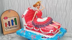  Barbie Cake Dress Decorating Ideas Tutorial For Birthday Kue Ulang Tahun Barbie Cantik Youtube Ulang Tahun Kue Barbie Kue Ulang Tahun