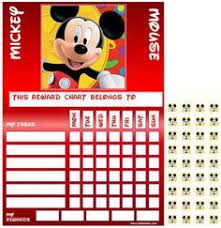 Mickey Mouse Behavior Charts For Preschool Google Search