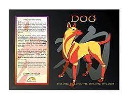 Chinese Zodiac Poster Year Of The Dog Birth Years 1922 1934 1946 1958 1970 1982 1994 2006 2018 By Golden Wave Creations Zodiac Poster Dog Years Chinese Zodiac