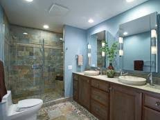 The pot lights installed are 3 inch potlights. Bathroom Lighting Hgtv