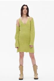 Plenty of cotton knit slip to choose from. Theopen Product Cotton Knit Sleeveless Dress Green Garmentory