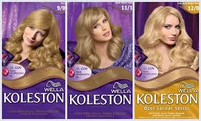 wella koleston sac boyasi sari tonlari sac boyasi sac renkler