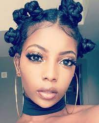 Pin On Bantu Knots Hairstyles