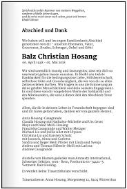 Todesanzeigen » inhalt, gestaltungsmöglichkeiten, kosten und weitere informationen zu todesanzeigen | beim informationsportal bestattungen.de. Todesfall Journalist Balz Hosang Ist Gestorben Gesellschaft