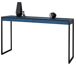 Siena Console Table With Drawers Contemporary Metal Leather Console Table By Tom Faulkner Console Table Contemporary Console Table Console