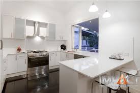 Lacantina's servery window allows for an unobstructed opening for passing your favorite beverages and food to your guests. Kitchen With Servery Window Building Designer And Drafting Brisbane