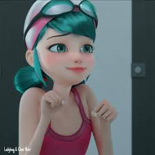 Marinette en traje de baño es...