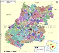 ʁeʒiˈɐ̃w̃ ˌsẽtɾoˈɛstʃi du bɾaˈziw) is composed of the states of goiás, mato grosso and mato grosso do sul; Goias Mapa Goias Estado Mapa Brasil