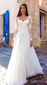 Crystal Design 2016 Wedding Dresses Wedding Inspirasi Wedding Dress Long Sleeve Wedding Dresses Lace Designer Wedding Dresses