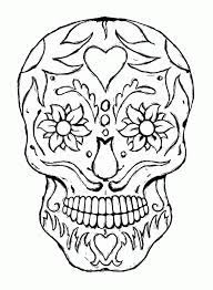Maybe you would like to learn more about one of these? Day Of The Dead Printable Coloring Pages Coloring Home