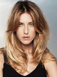 Middle Part Fringe Hair Styles Long Layered Hair Middle Length Hair