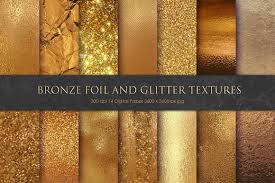 Based on real photos and edited for a golden look, you can use these for backgrounds, elements, and overlays for a premium look and feel. Bronze Gold Foil And Glitter Texture Design Cuts