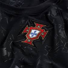 Nova camisa para a temporada 2021. Camisa Portugal Preta Personaliza 2020 2021 Segundo Uniforme Fut Sport Fan