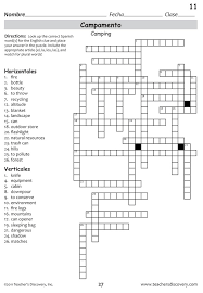 English spanish crossword is puzzle game to train spanish and english vocabulary.it is very suitable for beginner learner. 1996 Teachers Discovery Spanish Crossword Answers