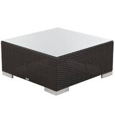 We have matching coffee or cocktail tables & seating as well. Bfm Seating Ph5104jv Gl Aruba Java Wicker Coffee Table With Tempered Glass Top