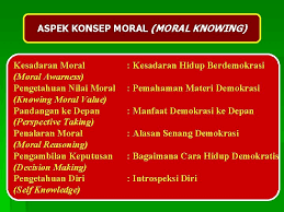 Jadi moral adalah hal mutlak yang harus dimiliki oleh manusia. Pengertian Konsep Nilai Moral Dan Norma Dalam Pembelajaran