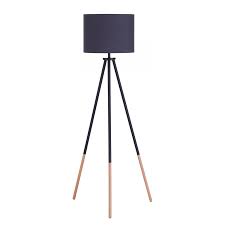 Stehleuchte Tripod Valma Webstoff Eisen 1 Flammig