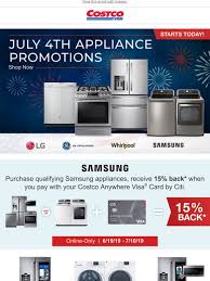 And, coming from one of. Costo Our Appliances Summer Savings Event Starts Now Shop These New Online Only Savings Today Milled