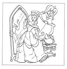 Probably the most charming pictures on topcoloringpages. Free Printable Belle Coloring Pages For Kids