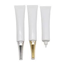 White Cosmetic Eye Cream Tube 30ml Empty PE Plastic Sunscreen Lotion Tube 1  Oz Squeeze Cream Tube With Nozzle Tip