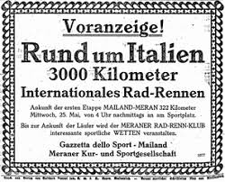 In de vierde etappe van de giro d'italia staat er voor de derde dag op rij een relatief vlak parcours op het starttijd: File Bozner Nachrichten 1921 Mai 14 Giro D Italia Png Wikimedia Commons