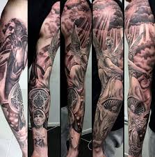 It's simply great to wear images of jesus and mary or buddha forever. Top 73 Religious Sleeve Tattoo Ideas 2021 Inspiration Guide