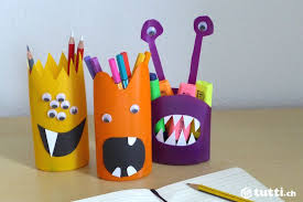 Diy Shampooflaschen Stiftehalter Stiftehalter Basteln Stiftehalter Klopapierrollen Basteln