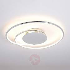 led deckenlampe joline, chrom, 46 cm
