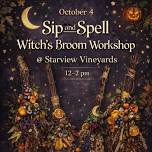 Sip & Spell: A Witches Broom Workshop