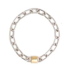 Women S Alexander Wang Double Lock Necklace 36 330 Rub Liked On Polyvore Featuring Jewelry Necklaces Silver Lock Necklaces Chains Jewelry Silver Jewelr