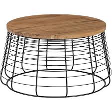 Wood And Metal Round Coffee Table Kid Friendly Coffee Table Coffee Table Brown Coffee Table