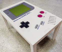 Games that look good set out on your coffee table. Nintendo Game Boy Coffee Table