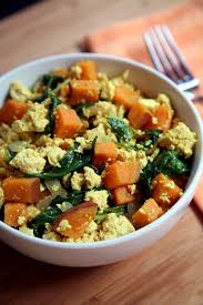 Protein Packed Breakfast Tofu Scramble With Kale And Sweet Potatoes Recipe Tofu Scramble Sweet Potato Kale Sweet Potato Breakfast
