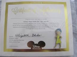 Disney Trading Pins 109625 Joy Inside Out Disney Movie Club Exclusive Vip Pin 55