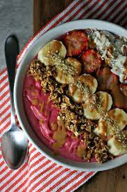 Banana Berry Superfood Smoothie Bowl Superfood Smoothie Bowl Healthy Snacks Recipes Superfood Smoothie