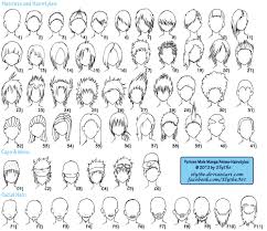 The anime hair business today is continually growing and changing. Various Male Anime Manga Hairstyles By Elythe On Deviantart