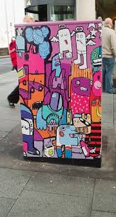 Dublin Street Art On Traffic Light Control Cabinets People Streetart Stromkasten Kunst