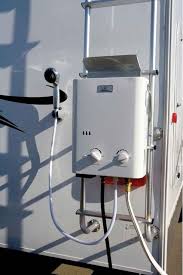 Great Idea Horse Trailer Living Quarters Camping Shower Tankless Water Heater
