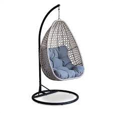 hanging egg chair in mixed beige rattan with thick light grey cushion hanging egg love seat hanging egg chair hanging chair oversized chair living room
