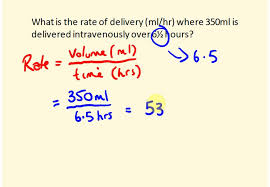 Iv Rate Calculations For Nurses Dosage Calculations Youtube