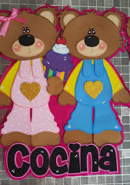 Planchas de suelo goma eva para la habitación de los bebés. Letrero Puerta Cocina Manualidades Manualidades Educativas Animalitos En Goma Eva