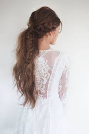 Cool wedding hairstyles for the modern bride. Wedding Hair Inspiration 17 Beautifully Messy Bridal Braids