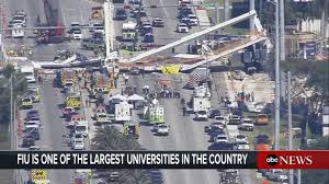 Drivers who witnessed the collapse hop out of their cars and run to help. Miami Pedestrian Bridge Collapses Fatalities Confirmed Video Abc News