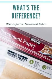 What S The Difference Between Parchment Paper And Wax Paper Bakin Care Of Business Wax Paper Parchment Paper Parchment