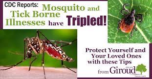 Mosquito And Tick Diseases Triple Giroud Tree Lawn