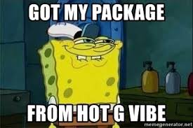 And act as a couple without claiming each other as boyfriend/girlfriend yet. Got My Package From Hot G Vibe Spongebob Meme Generator