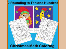 To modify these colors, all you need to do is replace these color names with the new color names you want to use. Christmas Maths Rounding To Ten And Hundred Maths Calculated Colouring Teaching Resources