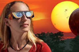 Das muss ich unbedingt sehen. Sonnenfinsternis Brille Solar Viewer Astrosolar Silver Gold