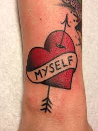 We did not find results for: Red And Black Heart With Ribbon And Arrow Tattoo On Body